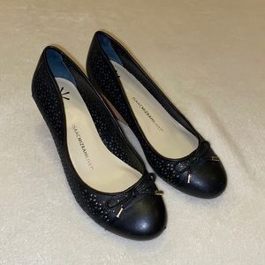 Isaac Mizrahi Live Wedge Heel Shoes